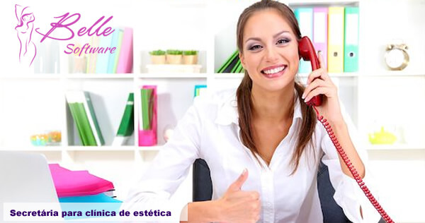 Secretária para clínica de estética