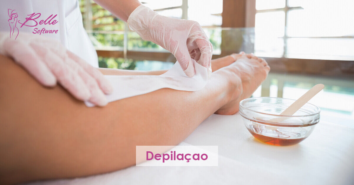 depilação na clínica de estética