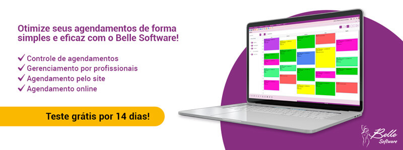 teste 14 dias gratuitamento o melhor software para clínicas de estética, o Belle Software